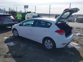 2017 Kia Forte5 LX with VIN KNAFK5A83H5667498, listed as a IAAI auction lot 41712666 with 23,745 mi miles. Bid and sale history available at carsss.com. Image 3.