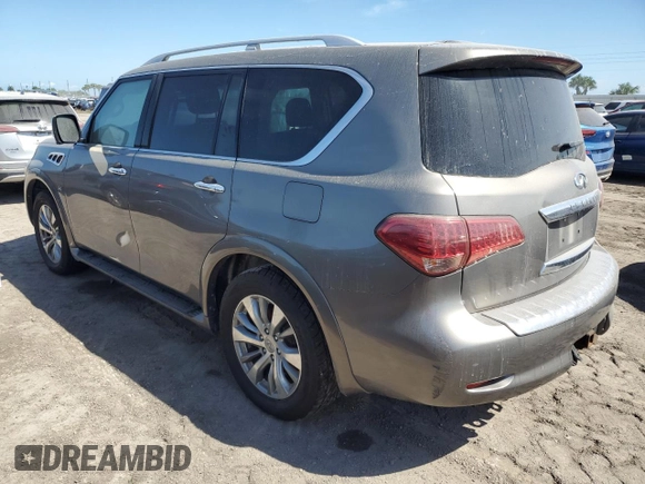 2017 Infiniti QX80 with VIN JN8AZ2NE9H9154311, listed as a Copart auction lot 74930154 with Not Provided miles and Salvage Title. Bid and sale history available at carsss.com. Image 2.