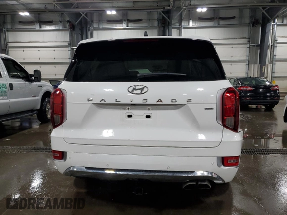 2020 Hyundai Palisade Limited z VIN KM8R5DHE5LU084809, wystawiony jako Copart lot #54953645 z przebiegiem 62 062 mil mil oraz Szkoda całkowita • Salvage title. Historia ofert i sprzedaży dostępna na DreamBid. Obrazek 6.