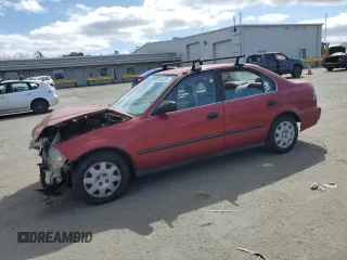 1998 Honda Civic LX with VIN 1HGEJ6677WL035685, listed as a Copart auction lot 50655895 with 300,366 mi miles and Salvage Title. Bid and sale history available at carsss.com. Image 1.