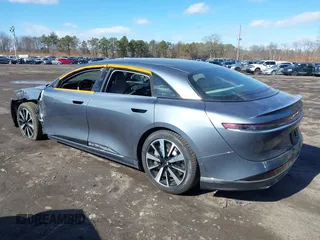 2025 Lucid Air Pure with VIN 50EA1PGA4SA004490, listed as a IAAI auction lot 41579096 with 1,324 mi miles. Bid and sale history available at carsss.com. Image 14.