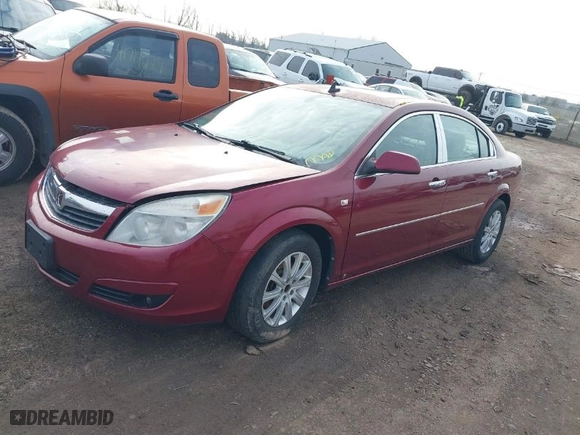 2008 Saturn Aura XR with VIN 1G8ZV57778F227701, listed as a IAAI auction lot 41713903 with 180,689 mi miles. Bid and sale history available at carsss.com. Image 2.