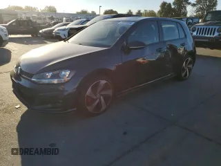 2020 Volkswagen Golf GTI S with VIN 3VW6T7AU7LM001611, listed as a Copart auction lot 69660664 with 70,767 mi miles and Salvage Title. Bid and sale history available at carsss.com. Image 1.