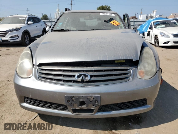 2006 Infiniti G35 z VIN JNKCV51F36M605810, wystawiony jako Copart lot #82357444 z przebiegiem Nie podano mil oraz Szkoda całkowita • Salvage title. Historia ofert i sprzedaży dostępna na DreamBid. Obrazek 5.