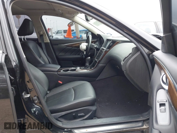2018 Infiniti Q50 3.0t LUXE with VIN JN1EV7AP1JM351153, listed as a IAAI auction lot 41589119 with 103,915 mi miles. Bid and sale history available at carsss.com. Image 5.