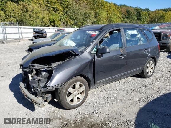 2008 Kia Rondo LX with VIN KNAFG525887163670, listed as a Copart auction lot 74963694 with Not Provided miles and Salvage Title. Bid and sale history available at carsss.com. Image 1.