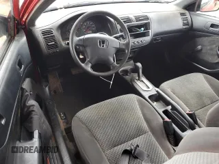 2002 Honda Civic DX with VIN 1HGEM22202L061842, listed as a Copart auction lot 43760875 with 154,751 mi miles and Salvage Title. Bid and sale history available at DreamBid. Image 8.