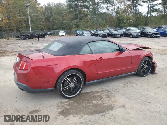 2011 Ford Mustang V6 with VIN 1ZVBP8EM8B5126401, listed as a Copart auction lot 82474674 with 170,384 mi miles and Salvage Title. Bid and sale history available at carsss.com. Image 3.