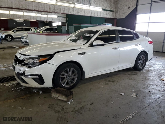 2020 Kia Optima LX with VIN 5XXGT4L39LG419227, listed as a Copart auction lot 45553685 with 103,730 mi miles and Salvage Title. Bid and sale history available at carsss.com. Image 1.