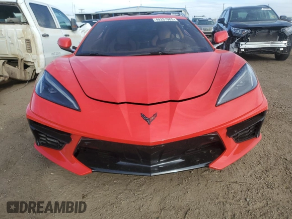 2021 Chevrolet Corvette 3LT z VIN 1G1YC2D4XM5100398, wystawiony jako Copart lot #49331985 z przebiegiem 8 800 mil mil oraz Szkoda całkowita • Salvage title. Historia ofert i sprzedaży dostępna na DreamBid. Obrazek 5.