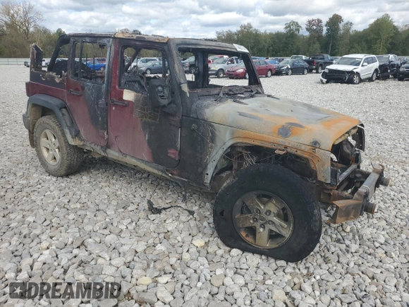 2013 Jeep Wrangler Unlimited Sport RHD with VIN 1C4BJWKGXDL507382, listed as a Copart auction lot 74487744 with Not provided miles and Non repairable. Bid and sale history available at DreamBid. Image 4.