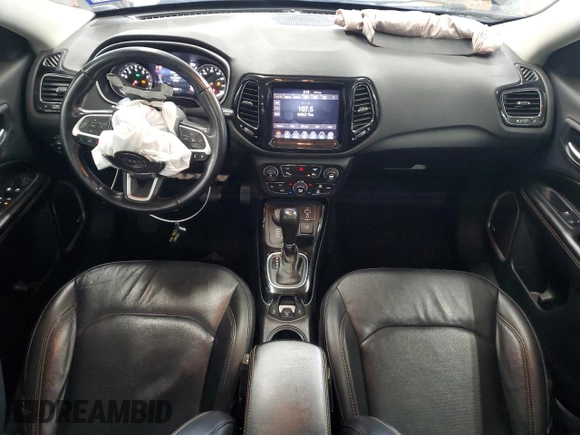 2021 Jeep Compass Limited with VIN 3C4NJDCBXMT579353, listed as a Copart auction lot 55634215 with 98,644 mi miles and Salvage title. Bid and sale history available at DreamBid. Image 8.