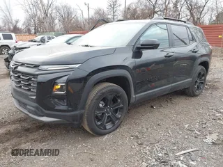 2025 Chevrolet Equinox AWD LT with VIN 3GNAXPEG9SL160521, listed as a IAAI auction lot 41287850 with 2,554 mi miles. Bid and sale history available at carsss.com. Image 2.