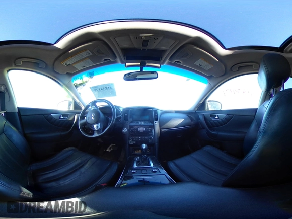 2017 Infiniti QX70 with VIN JN8CS1MW5HM414833, listed as a IAAI auction lot 41834178 with 85,289 mi miles. Bid and sale history available at carsss.com. Image 18.