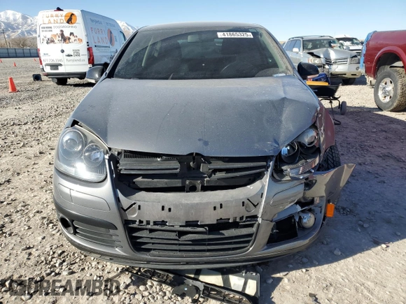 2009 Volkswagen Rabbit S with VIN WVWBB71K29W049688, listed as a Copart auction lot 41865325 with 51,155 mi miles and Salvage title. Bid and sale history available at DreamBid. Image 5.