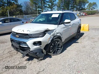 2023 Chevrolet TrailBlazer LT with VIN KL79MPSL9PB005849, listed as a IAAI auction lot 41666651 with 46,882 mi miles. Bid and sale history available at carsss.com. Image 2.