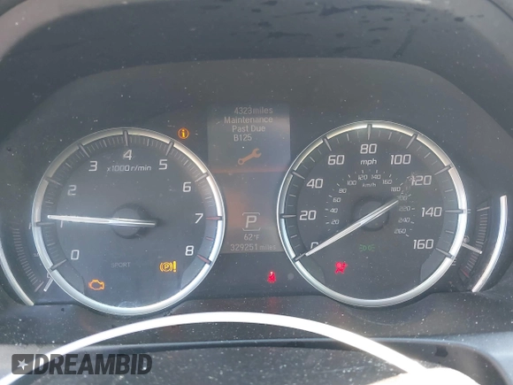 2016 Acura TLX Technology with VIN 19UUB3F51GA003933, listed as a IAAI auction lot 41546630 with 329,251 mi miles and . Bid and sale history available at DreamBid. Image 7.
