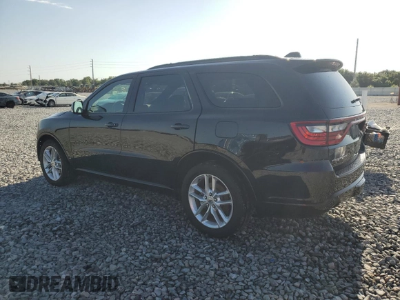2024 Dodge Durango GT Plus with VIN 1C4RDHDG8RC237557, listed as a Copart auction lot 57272995 with 22,183 mi miles and Clean title. Bid and sale history available at DreamBid. Image 2.