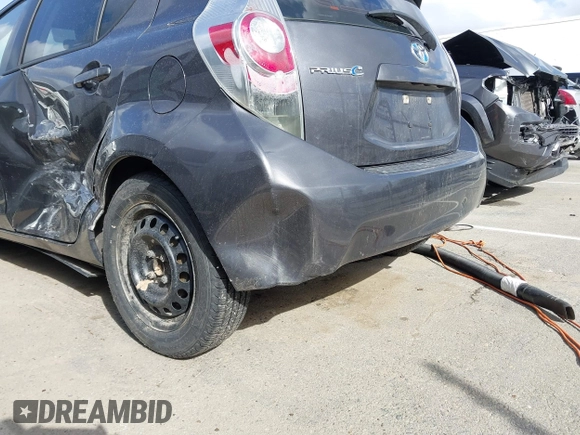 2013 Toyota Prius One with VIN JTDKDTB3XD1531535, listed as a IAAI auction lot 41723774 with 135,518 mi miles. Bid and sale history available at carsss.com. Image 18.