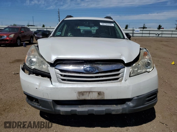 2011 Subaru Outback 2.5i z VIN 4S4BRCACXB3438773, wystawiony jako Copart lot #56755335 z przebiegiem 184 518 mil mil oraz Szkoda całkowita • Salvage title. Historia ofert i sprzedaży dostępna na DreamBid. Obrazek 5.