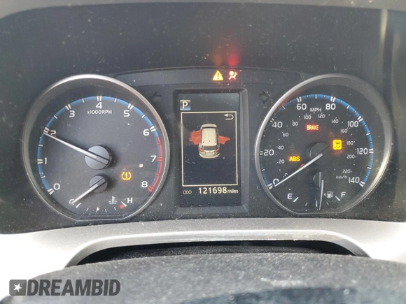 2018 Toyota RAV4 XLE with VIN JTMRFREV6JD244065, listed as a Copart auction lot 49099265 with 121,698 mi miles and Salvage Title. Bid and sale history available at carsss.com. Image 9.