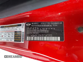 2005 MINI Hardtop with VIN WMWRC33415TJ67372, listed as a IAAI auction lot 42120875 with 153,727 mi miles and . Bid and sale history available at DreamBid. Image 9.