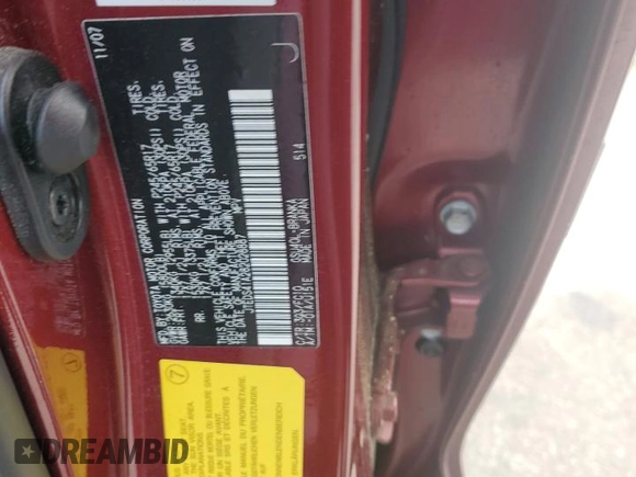 2008 Toyota Highlander with VIN JTEDS41A282028887, listed as a Copart auction lot 52763945 with 112,086 mi miles and Salvage title. Bid and sale history available at DreamBid. Image 14.