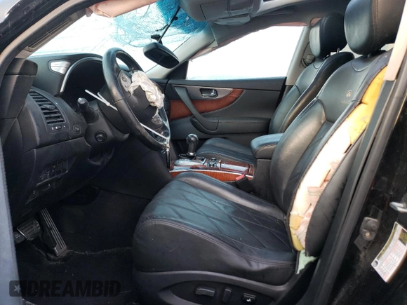 2010 Infiniti FX35 with VIN JN8AS1MWXAM854771, listed as a Copart auction lot 70682914 with 163,118 mi miles and Salvage Title. Bid and sale history available at carsss.com. Image 7.