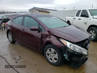 2017 Kia Forte LX with VIN 3KPFK4A75HE040455, listed as a Copart auction lot 85940524 with 158,902 mi miles and Non Repairable. Bid and sale history available at carsss.com. Image 4.
