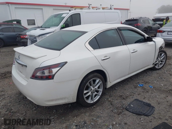 2014 Nissan Maxima S with VIN 1N4AA5AP0EC487139, listed as a IAAI auction lot 41450013 with 144,643 mi miles and . Bid and sale history available at DreamBid. Image 4.