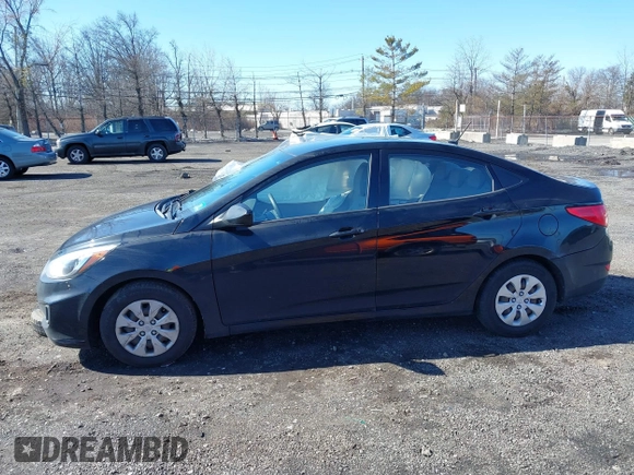 2016 Hyundai Accent SE with VIN KMHCT4AE6GU995856, listed as a IAAI auction lot 41855111 with 138,184 mi miles and . Bid and sale history available at DreamBid. Image 14.