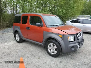 2005 Honda Element EX with VIN 5J6YH28615L029801, listed as a Copart auction lot 54927895 with 164,360 mi miles and Salvage Title. Bid and sale history available at DreamBid. Image 4.