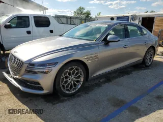 2023 Genesis G80 2.5T z VIN KMTGB4SC8PU142768, wystawiony jako Copart lot #58481075 z przebiegiem 41 278 mil mil oraz Szkoda całkowita • Salvage title. Historia ofert i sprzedaży dostępna na DreamBid. Obrazek 1.