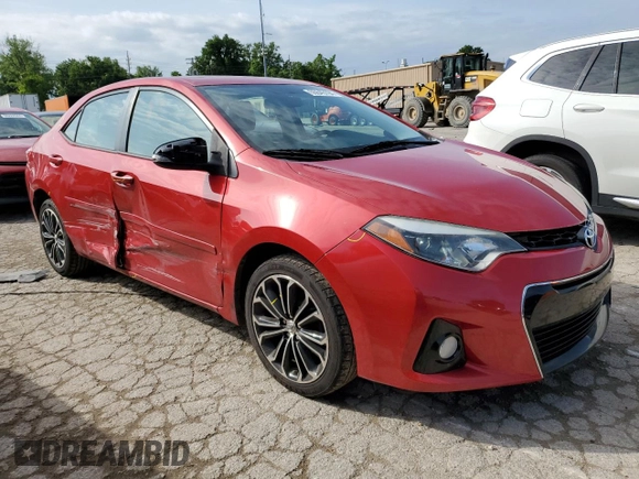 2016 Toyota Corolla L with VIN 2T1BURHE2GC716738, listed as a Copart auction lot 55645194 with 87,305 mi miles and Salvage title. Bid and sale history available at DreamBid. Image 4.