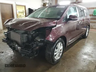 2016 Kia Sedona LX with VIN KNDMB5C14G6099412, listed as a Copart auction lot 43959415 with 157,262 mi miles and Salvage Title. Bid and sale history available at DreamBid. Image 1.