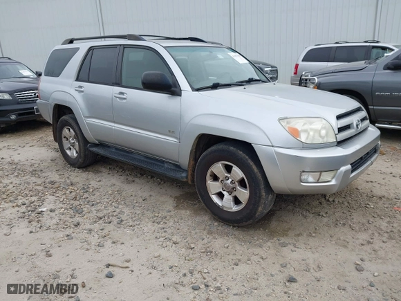 2004 Toyota 4Runner SR5 with VIN JTEZU14R348016934, listed as a IAAI auction lot 41681488 with 252,240 mi miles. Bid and sale history available at carsss.com. Image 1.