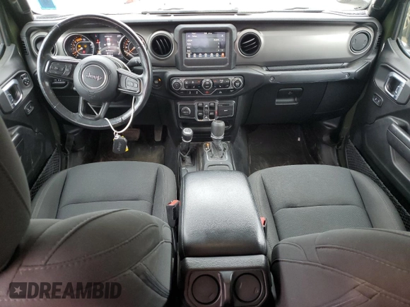 2021 Jeep Gladiator Sport S с VIN 1C6JJTAM3ML554990, выставлен на аукционе Copart как лот 60881425 с пробегом 32 705 миль миль и Списание • Salvage title. История ставок и продаж доступна на DreamBid. Изображение 8.
