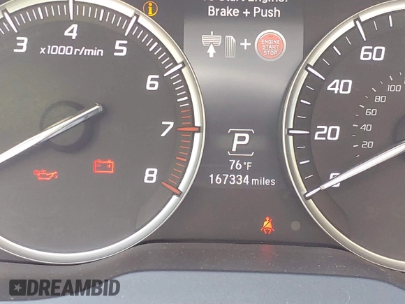 2014 Acura MDX with VIN 5FRYD4H23EB006953, listed as a IAAI auction lot 42037434 with 167,334 mi miles. Bid and sale history available at carsss.com. Image 16.
