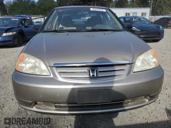 2003 Honda Civic LX with VIN 2HGES16563H533111, listed as a Copart auction lot 55695945 with 85,750 mi miles and Salvage Title. Bid and sale history available at DreamBid. Image 5.