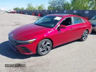 2025 Hyundai Elantra SEL Convenience with VIN KMHLS4DG0SU861661, listed as a IAAI auction lot 42178392 with 20,518 mi miles and . Bid and sale history available at DreamBid. Image 2.