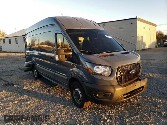 2021 Ford Transit Cargo with VIN 1FTBR3X8XMKA83071, listed as a Copart auction lot 80474914 with 38,027 mi miles and Salvage title. Bid and sale history available at DreamBid. Image 15.