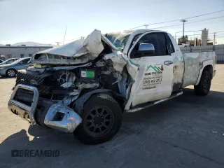 2019 Toyota Tundra SR with VIN 5TFTY5F13KX010485, listed as a Copart auction lot 63054255 with Not provided miles and Salvage title. Bid and sale history available at DreamBid. Image 1.