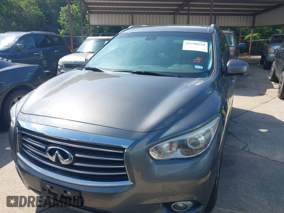 2015 Infiniti QX60 with VIN 5N1AL0MM6FC500885, listed as a IAAI auction lot 42348624 with 133,206 mi miles and . Bid and sale history available at DreamBid. Image 6.