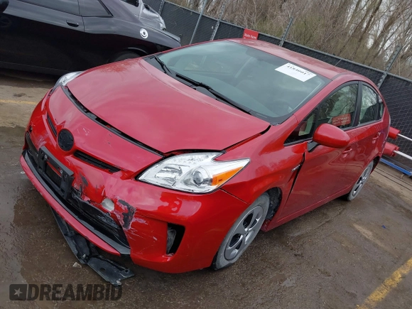 2014 Toyota Prius Four with VIN JTDKN3DU7E1833935, listed as a IAAI auction lot 41840017 with 84,111 mi miles. Bid and sale history available at carsss.com. Image 17.