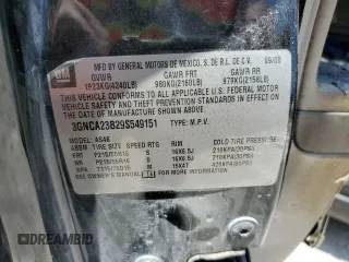 2009 Chevrolet HHR 1LT z VIN 3GNCA23B29S549151, wystawiony jako Copart lot #61836635 z przebiegiem Nie podano mil oraz Szkoda całkowita • Salvage title. Historia ofert i sprzedaży dostępna na DreamBid. Obrazek 13.
