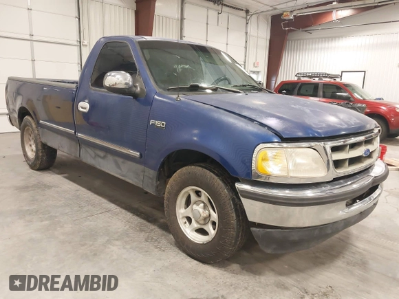 1997 Ford F-150 with VIN 1FTDF1767VKC52713, listed as a IAAI auction lot 42212161 with 136,306 mi miles and . Bid and sale history available at DreamBid. Image 1.