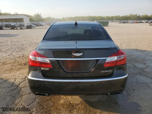 2013 Hyundai Genesis 3.8L with VIN KMHGC4DD7DU244426, listed as a Copart auction lot 52428975 with 138,692 mi miles and Salvage Title. Bid and sale history available at carsss.com. Image 6.