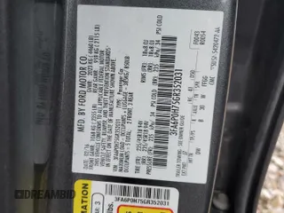 2016 Ford Fusion SE with VIN 3FA6P0H75GR352031, listed as a Copart auction lot 45627805 with 169,629 mi miles and Non Repairable. Bid and sale history available at carsss.com. Image 13.