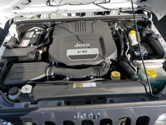 2015 Jeep Wrangler Unlimited Sport with VIN 1C4BJWDG4FL614332, listed as a Copart auction lot 79610274 with 25,524 mi miles and Salvage Title. Bid and sale history available at carsss.com. Image 12.