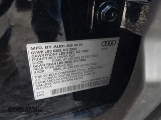 2020 Audi Q7 Premium Plus с VIN WA1LJAF74LD010610, выставлен на аукционе IAAI как лот 41830828 с пробегом 50 801 миль миль и . История ставок и продаж доступна на DreamBid. Изображение 9.